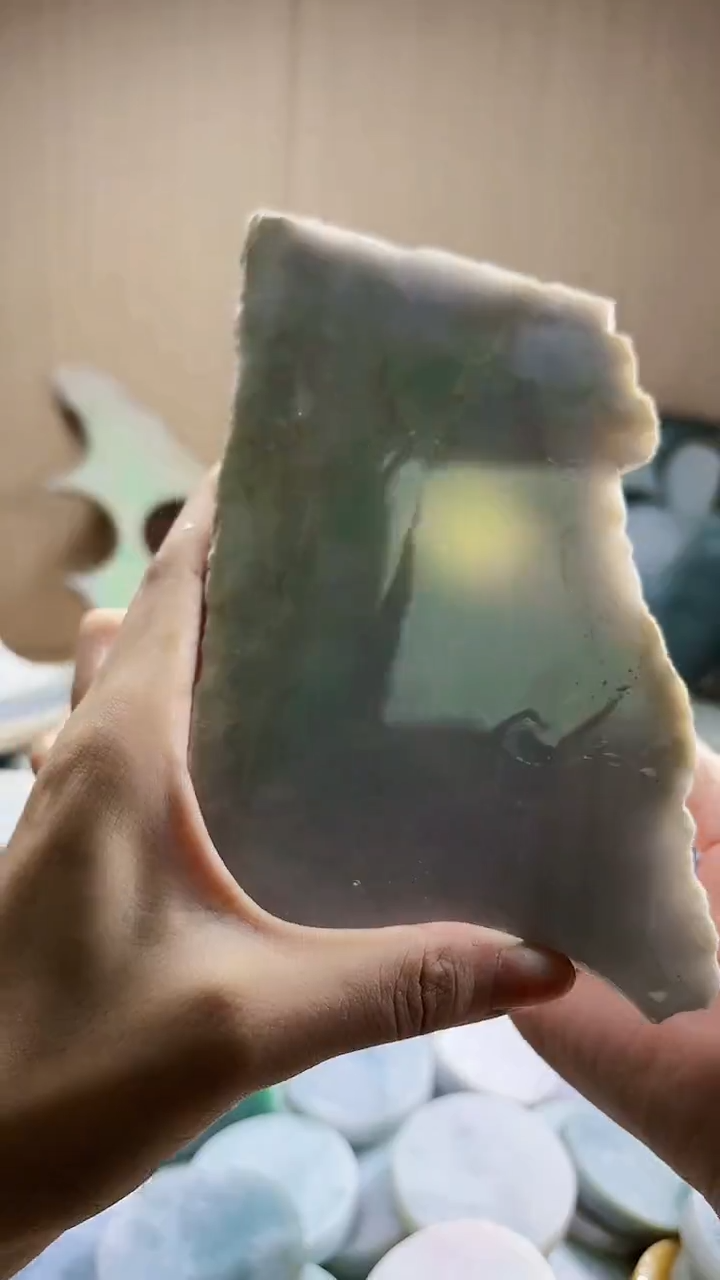翡翠未镶嵌颈饰翡翠A货 温谭870