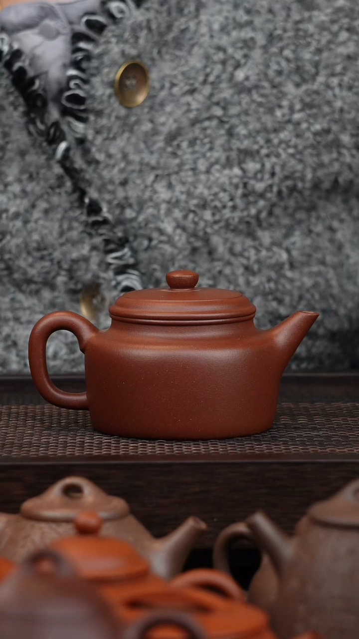 【闪购商品】紫砂茶壶原矿黄龙山老紫泥剑流德中260cc