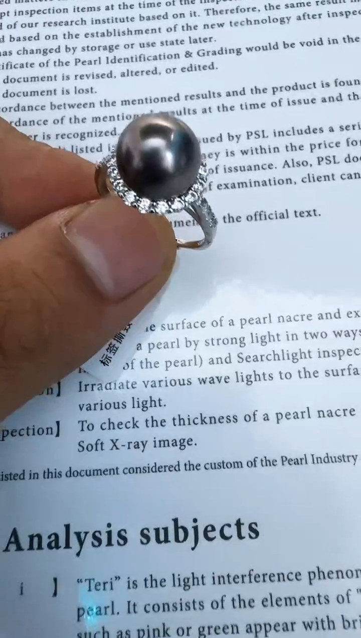 海水珍珠银S925镶嵌戒指戒指