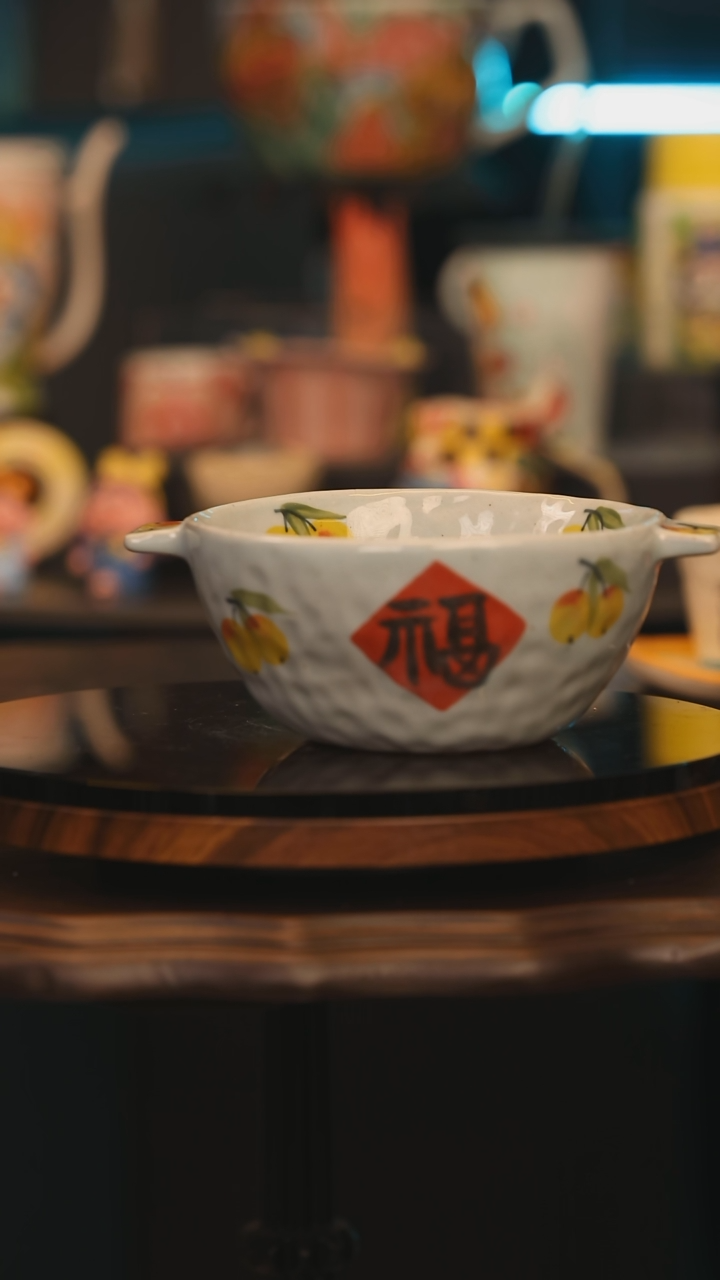 【闪购商品】摆件景德镇釉下彩绘设计师款陶瓷