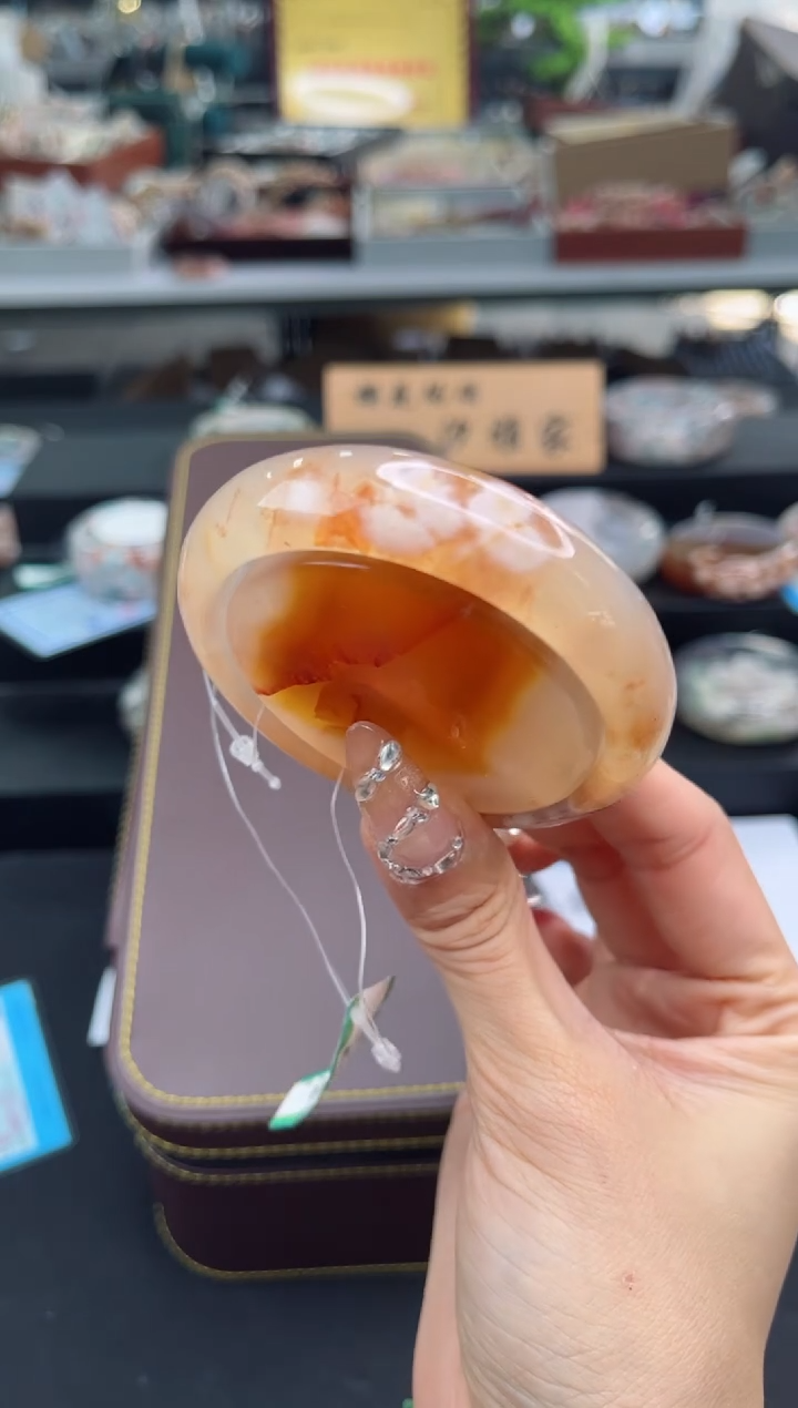 【闪购商品】石英质玉手镯未镶嵌55圈口（赠品镯心）6441300