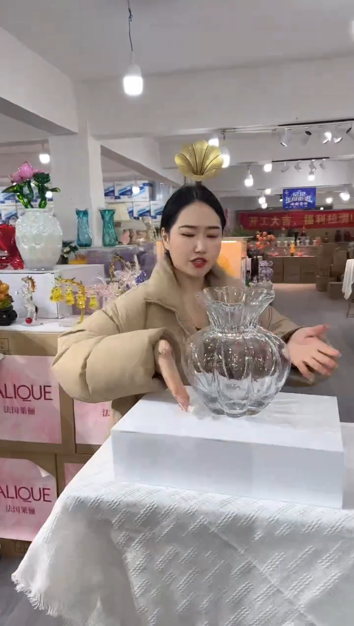 【闪购商品】琉璃昕洋花器G-品30