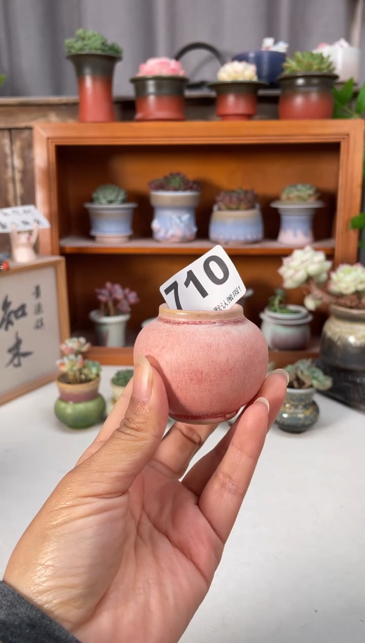 瓷片710知木小芳花盆编号