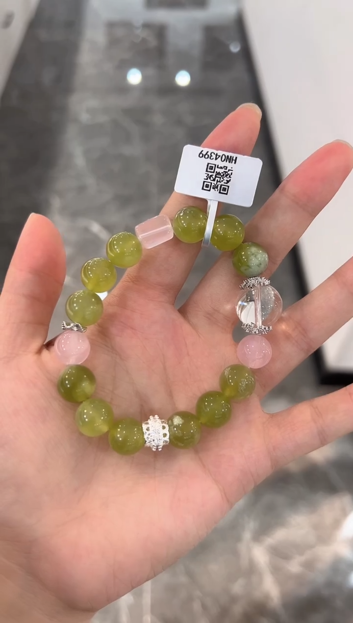 岫玉未镶嵌手串手串