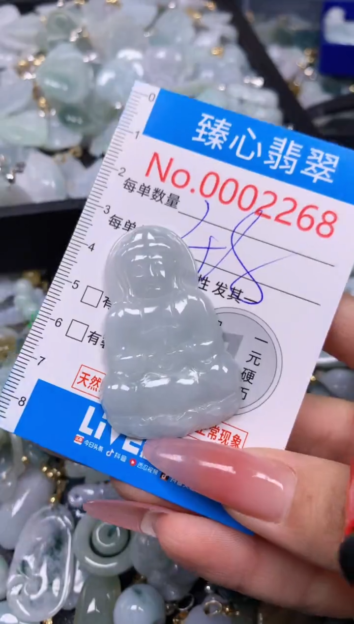 【闪购商品】翡翠颈饰未镶嵌含绳0002268