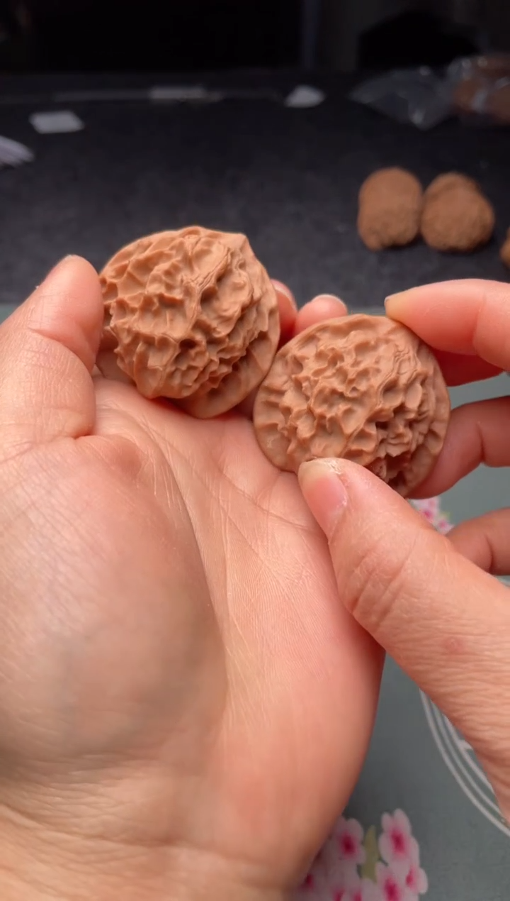 把件文玩核桃w135 龙鳞 41尺