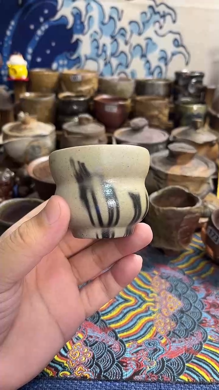 黑绯鞠日式备前烧茶具茶器茶周边