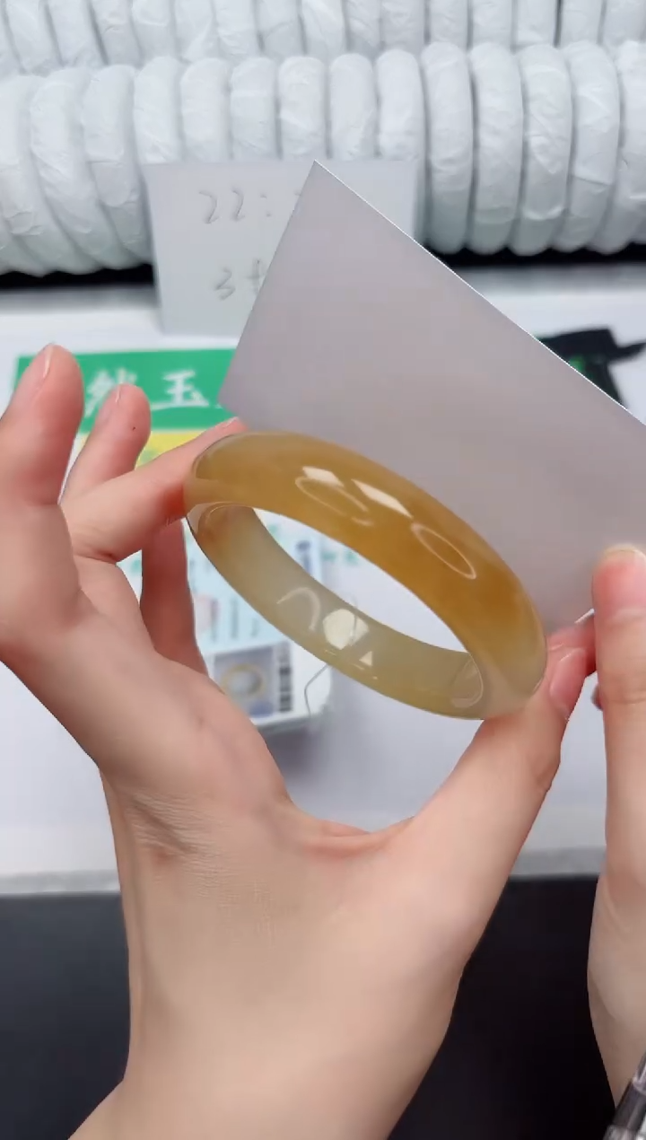 未镶嵌手镯石英质玉7-55.5HL