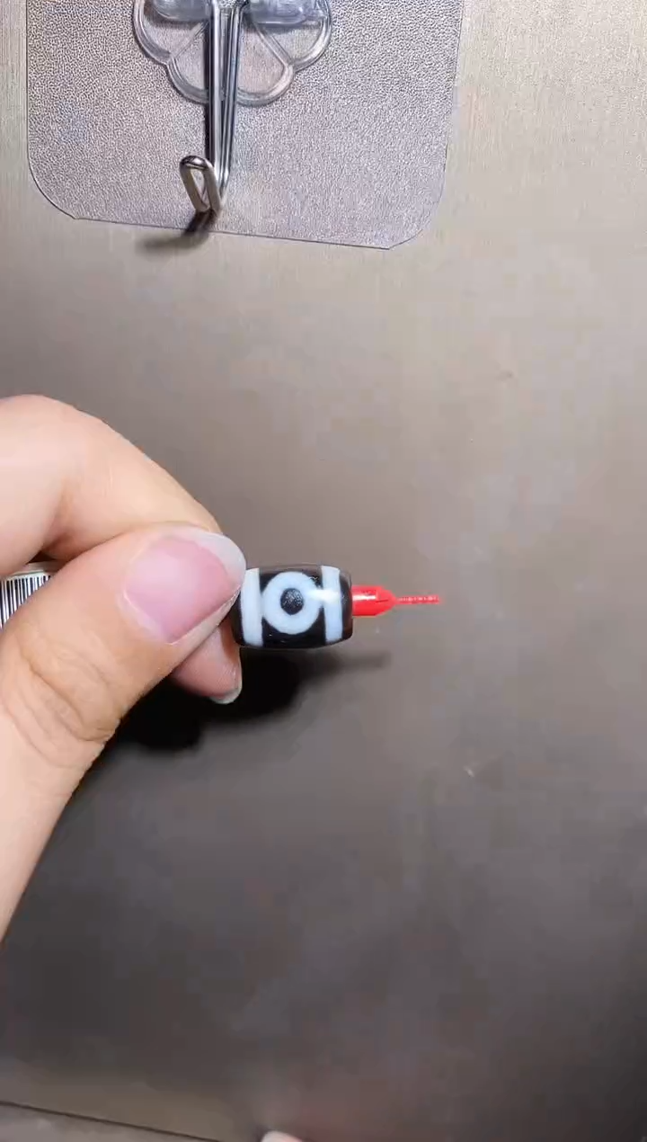 【闪购商品】玛瑙/玉髓颈饰未镶嵌X09875二眼单珠