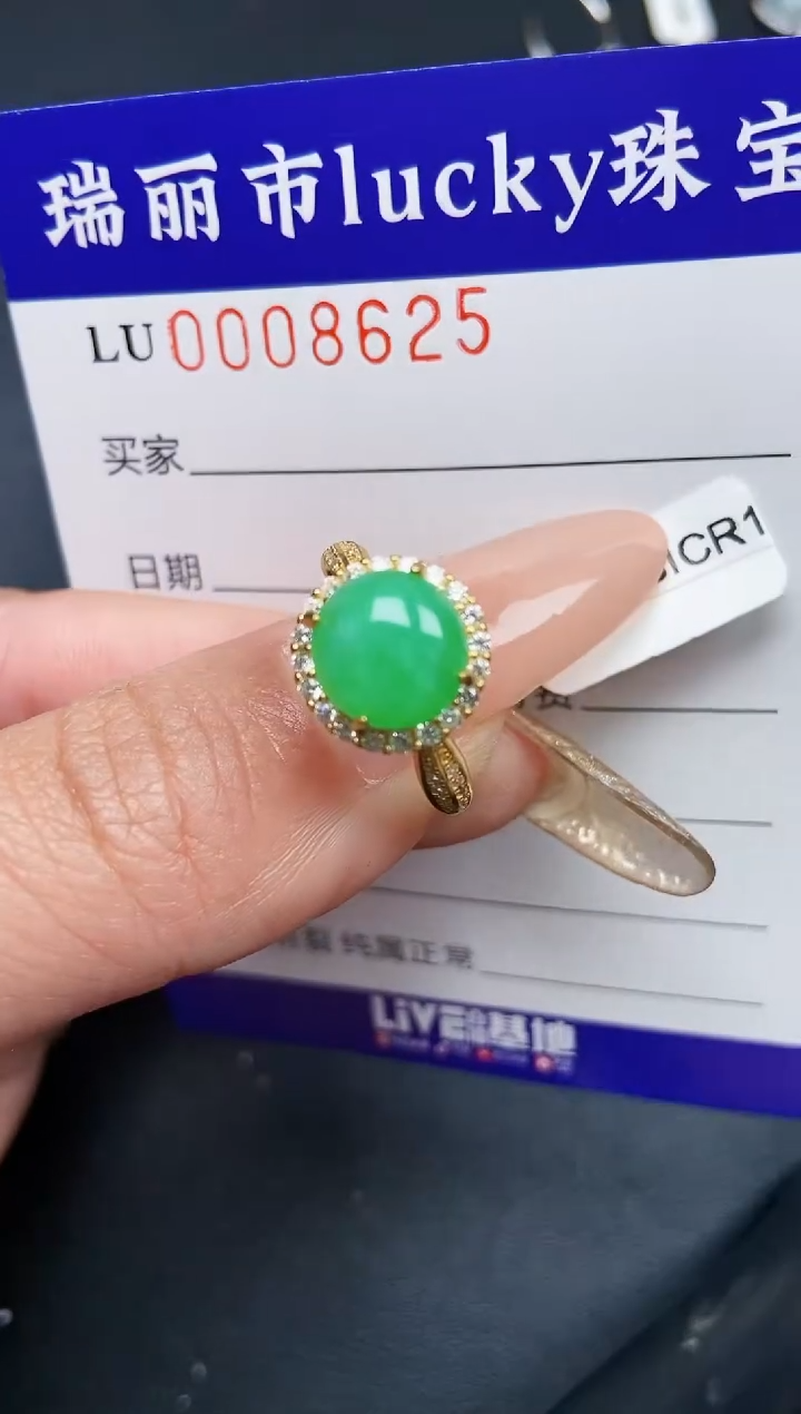 【闪购商品】翡翠颈饰银S925镶嵌8625