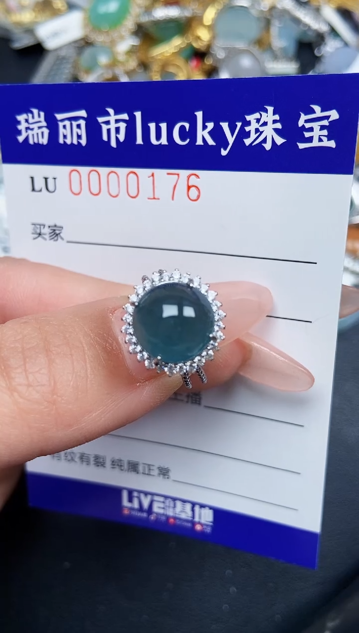 【闪购商品】翡翠颈饰银S925镶嵌0176