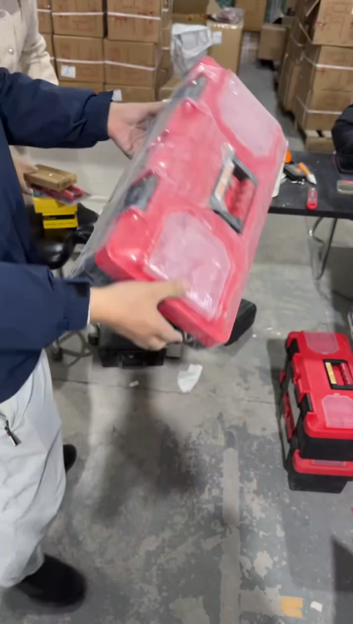 拓利亚RB011003加强型多功能双层工具箱