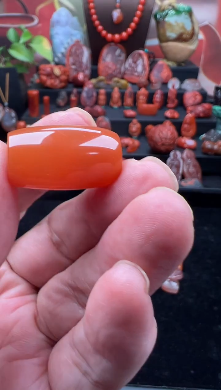 未镶嵌桶珠南红玛瑙东****苏桶珠