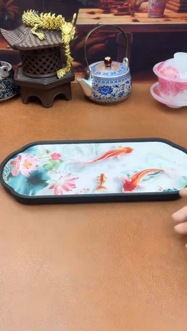 陶瓷茶具摆件旅行套组