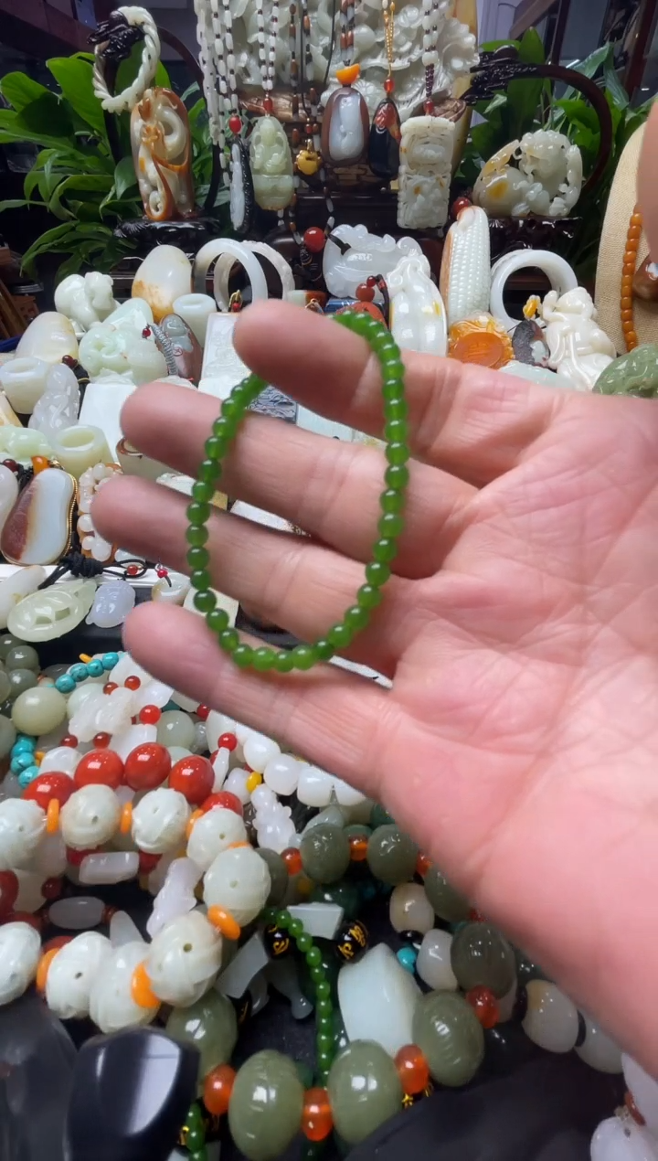 未镶嵌手串和田玉手串