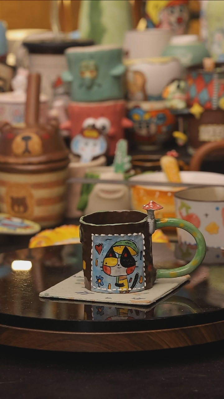 景德镇釉下彩绘设计师款式陶瓷