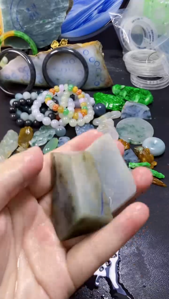 翡翠未镶嵌颈饰159天然翡翠