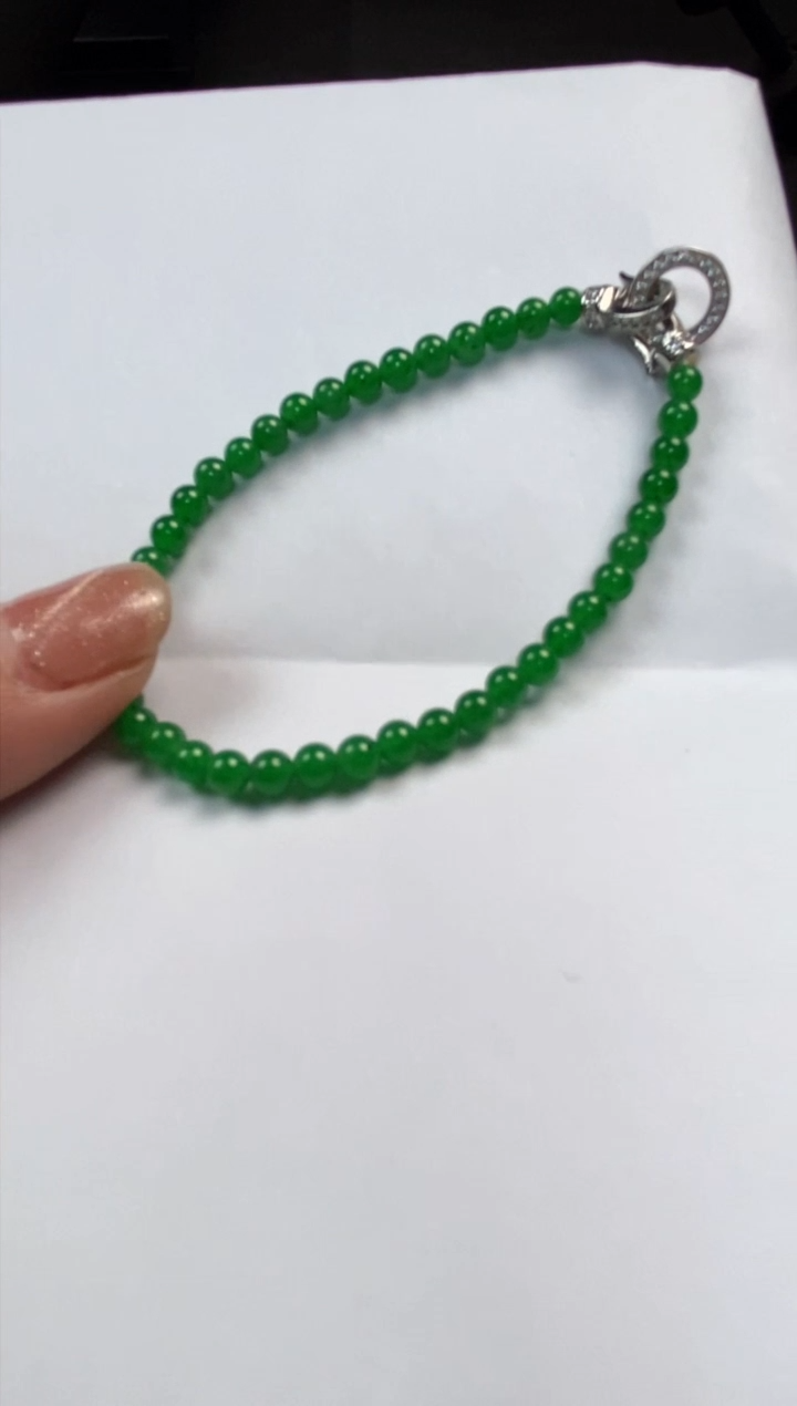 【闪购商品】翡翠手绳未镶嵌翡翠珠链娜娜1