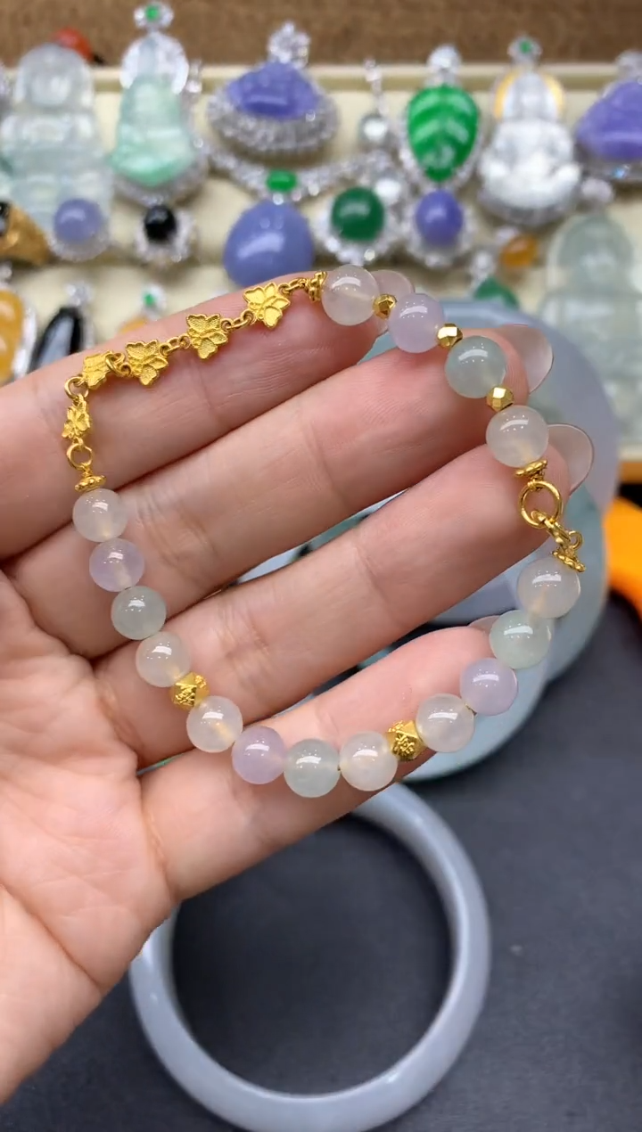 【闪购商品】翡翠手串未镶嵌366-中国好珍宝