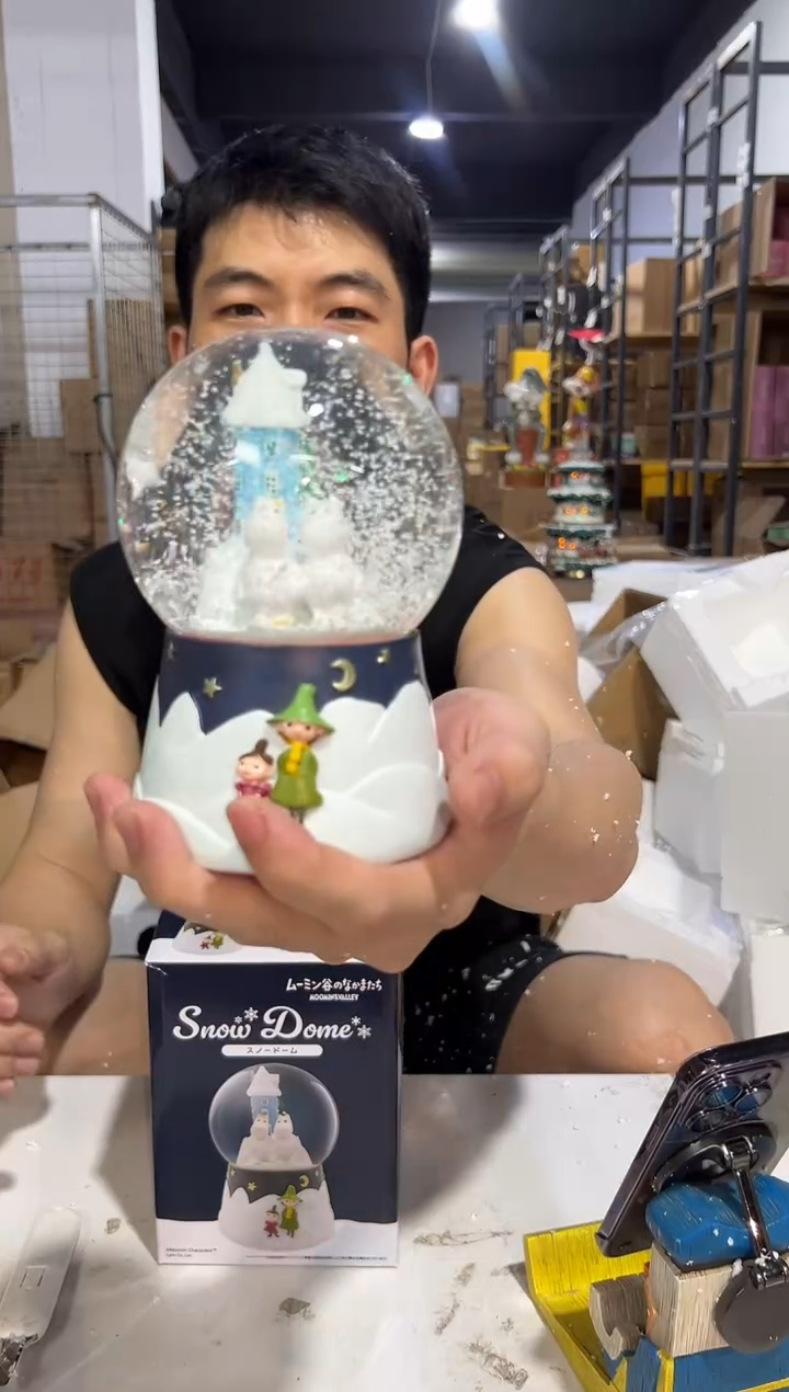 瓷片原盒姆明水晶球