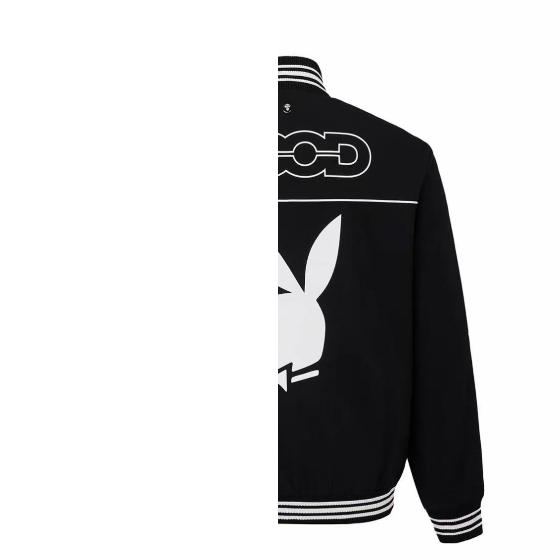 赵泳鑫同款G0D2025ss基础logo时尚运动条纹外套男女同款