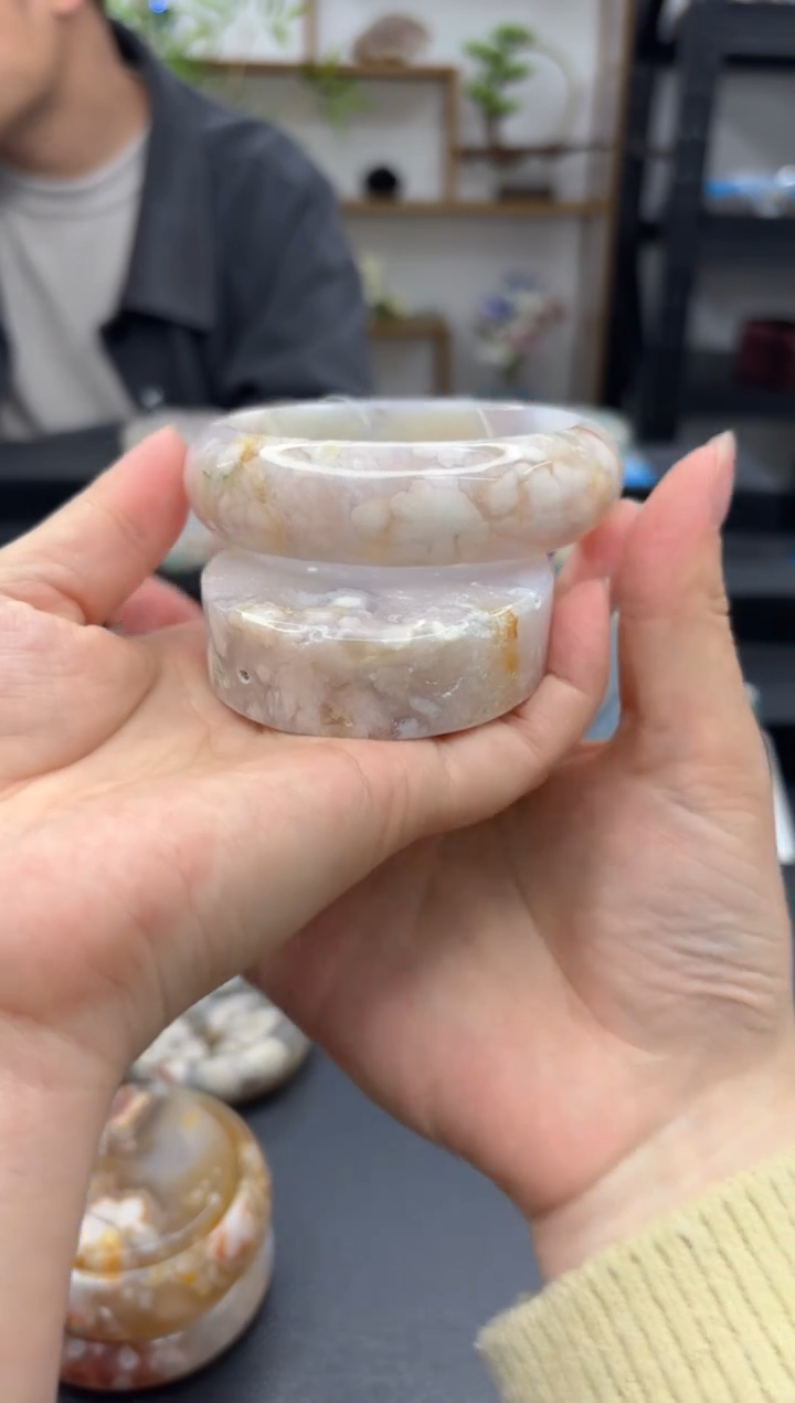 【闪购商品】石英质玉手镯未镶嵌C428(60圈赠送镯心)