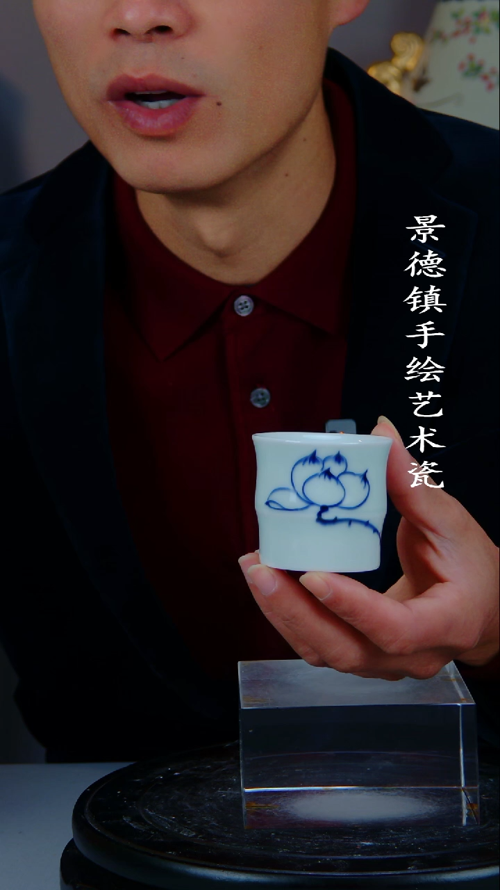 摆件陶瓷景德镇手工手绘陶瓷摆件1