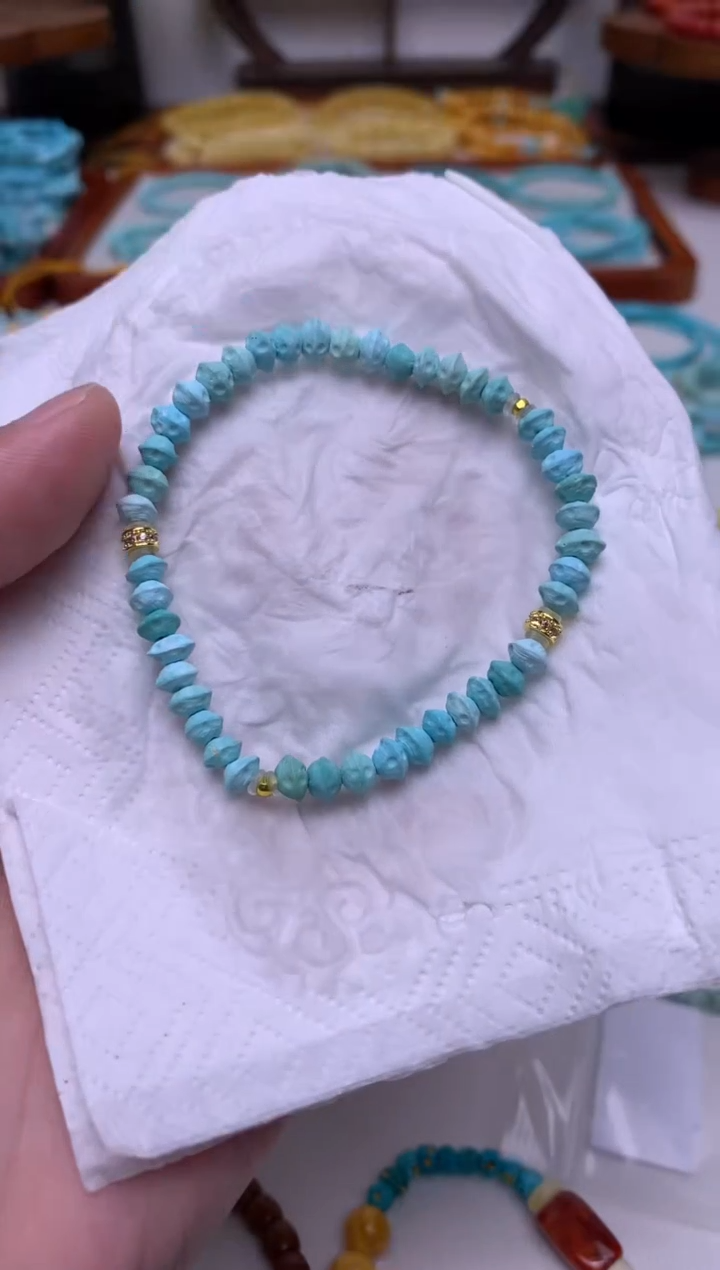 未镶嵌绿松石手链闪购11