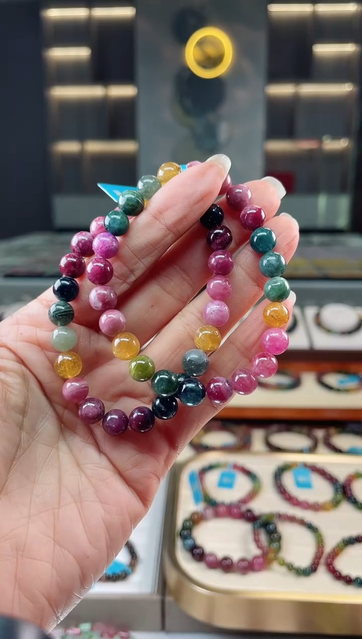 【闪购商品】碧玺单圈手串未镶嵌（多样性发一条）Q