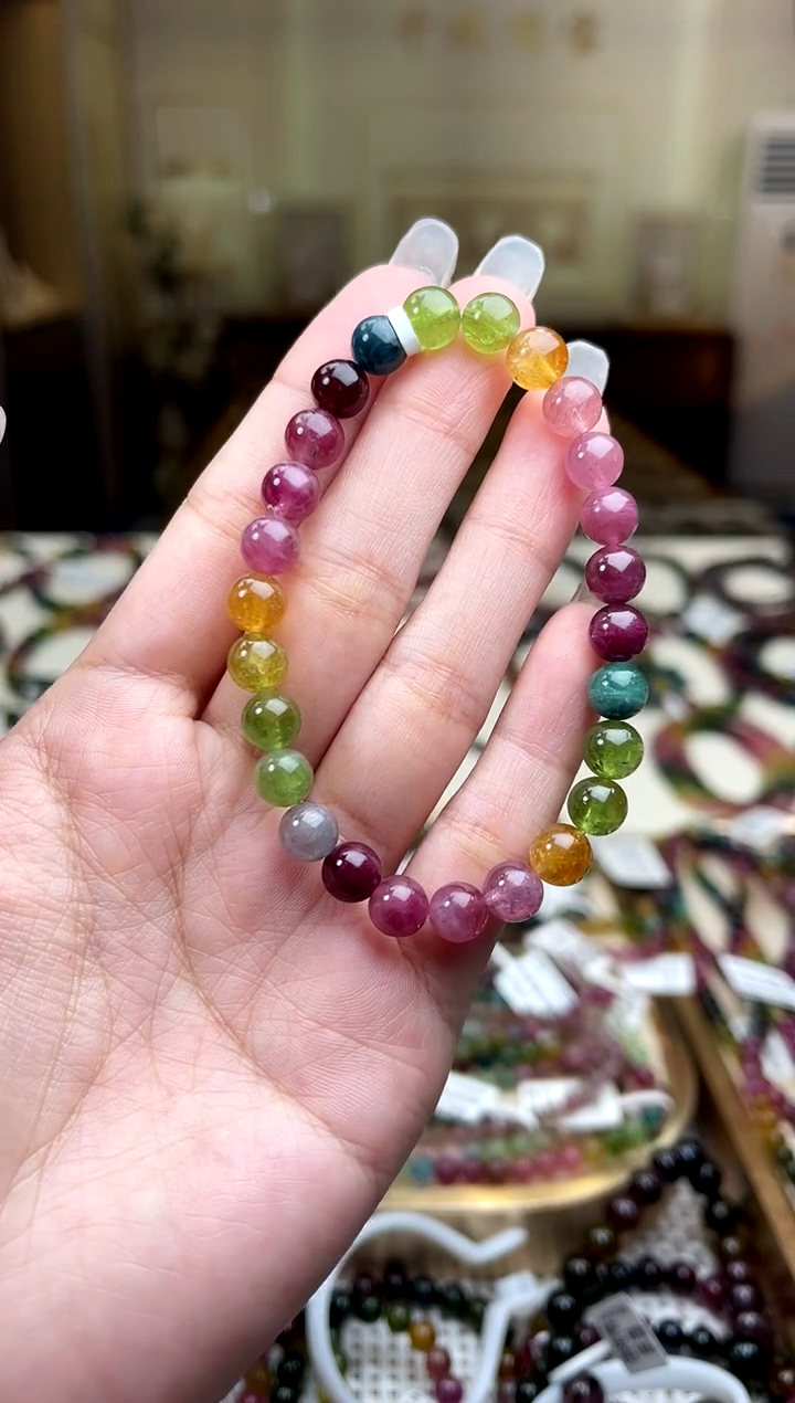 【闪购商品】碧玺/未镶嵌7mm+碧玺单圈多样性发货