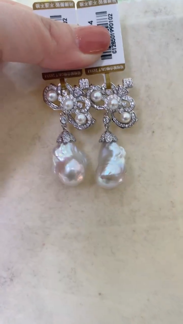 【闪购商品】淡水珍珠LL未镶嵌珍珠胸针多样性发一@@c1285