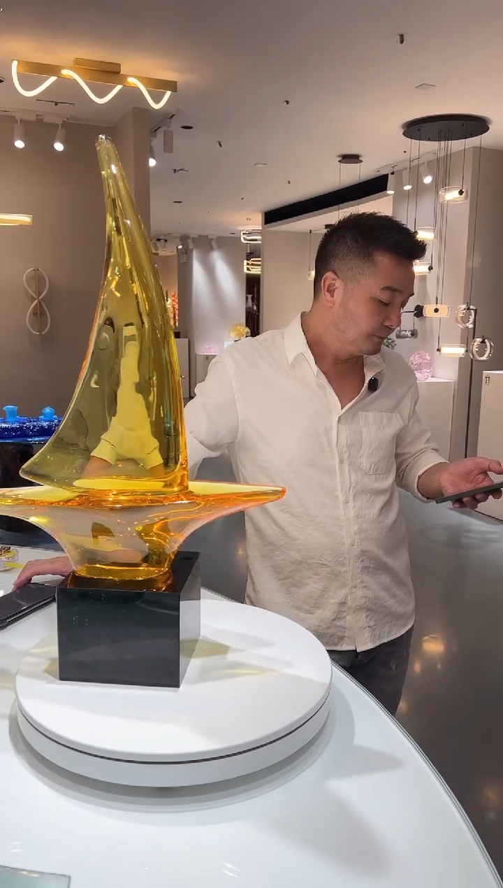 茶宠沁*?巴比特美学 帆船带底座