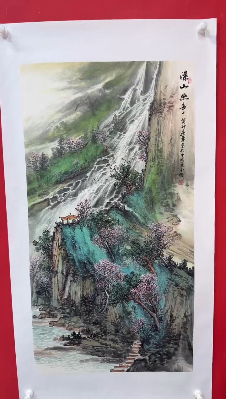 国画画家陆远华纯手绘原作