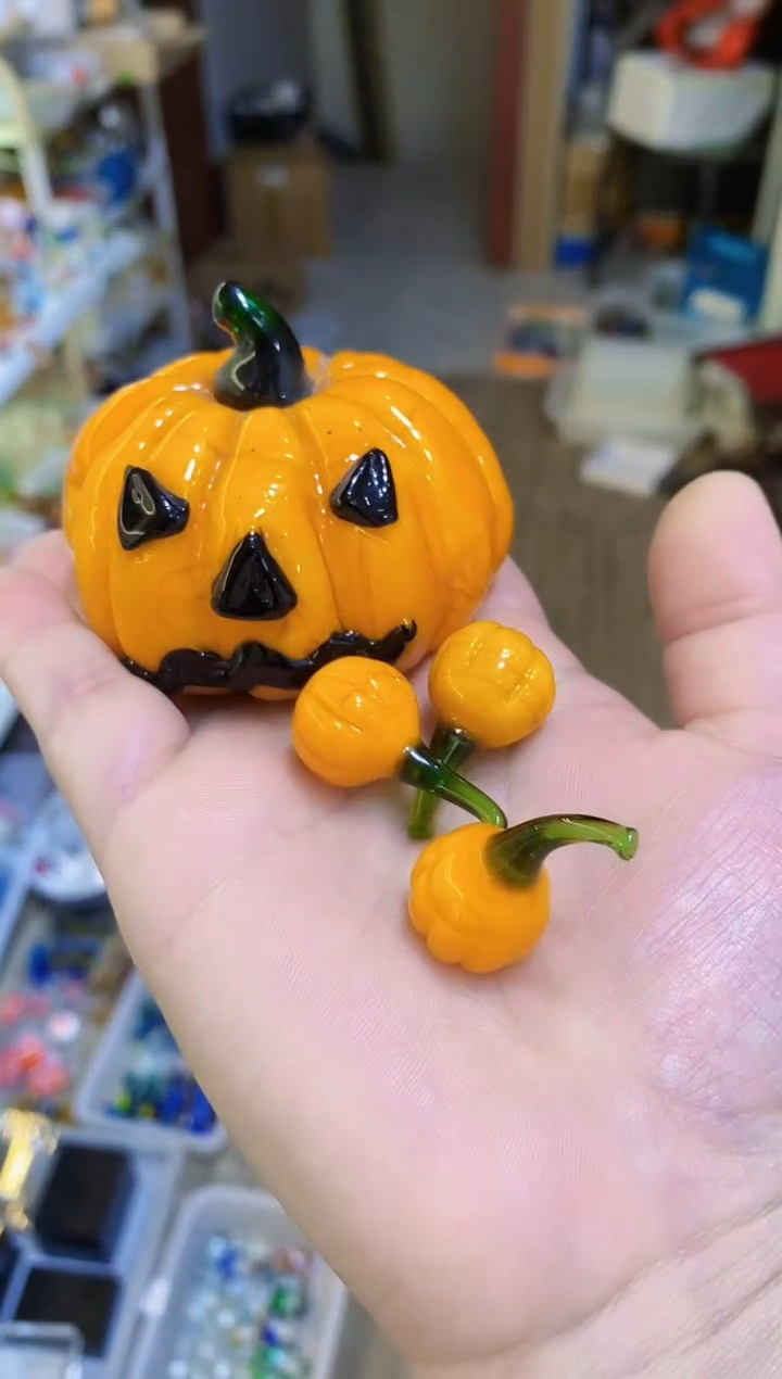 琉璃手工艺品大南瓜+3个小南瓜