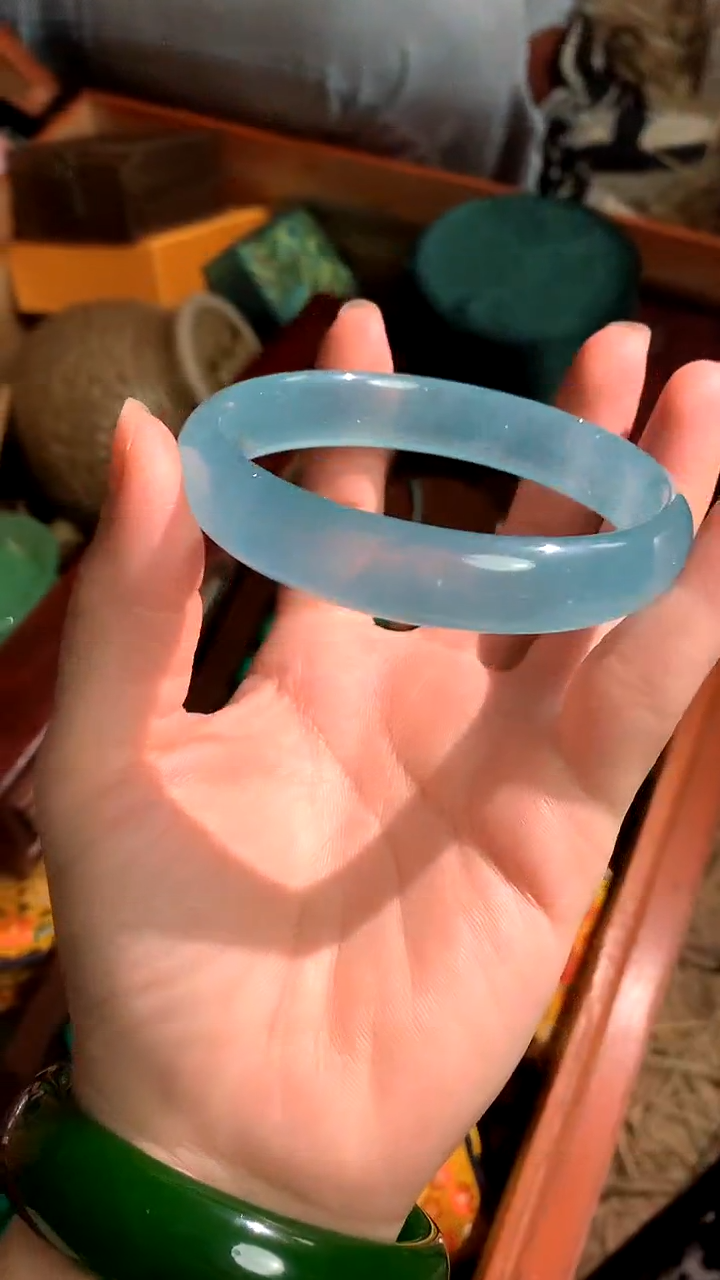 【闪购商品】翡翠手镯未镶嵌德诚精品专属摆件