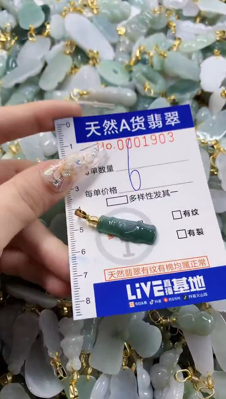 颈饰未镶嵌翡翠天然A货翡翠