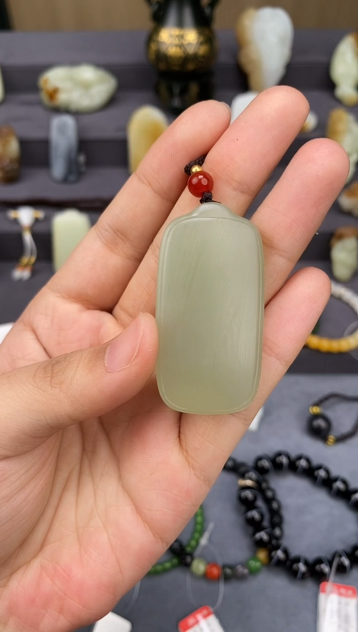 【闪购商品】和田玉-未镶嵌无事牌