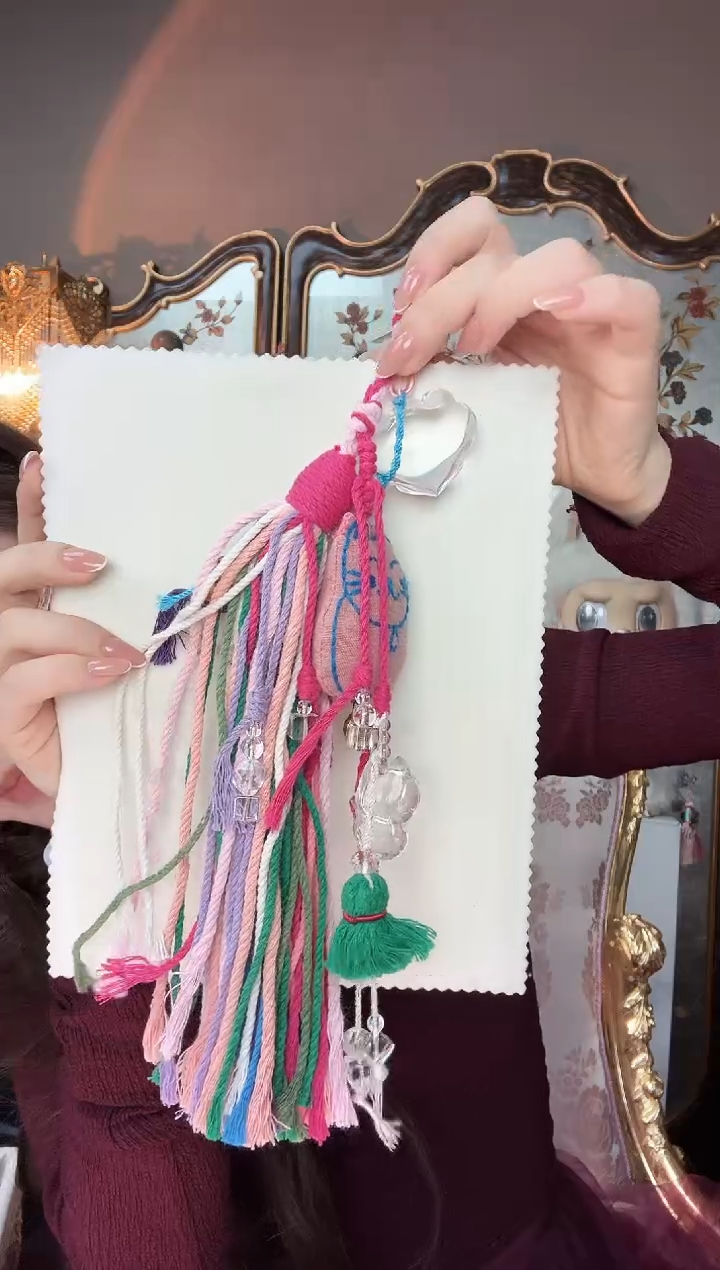 车挂未镶嵌水晶白水晶如意锁任意挂