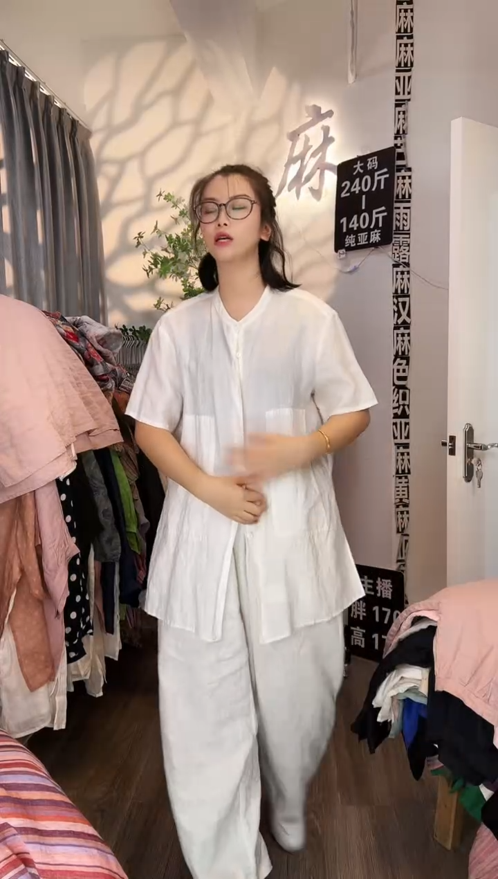 亚麻汉麻苎麻大码女装