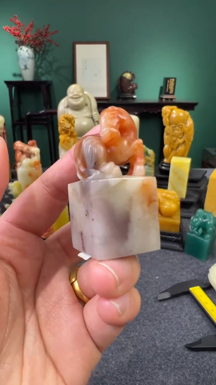【闪购商品】寿山石芙蓉马钮印章