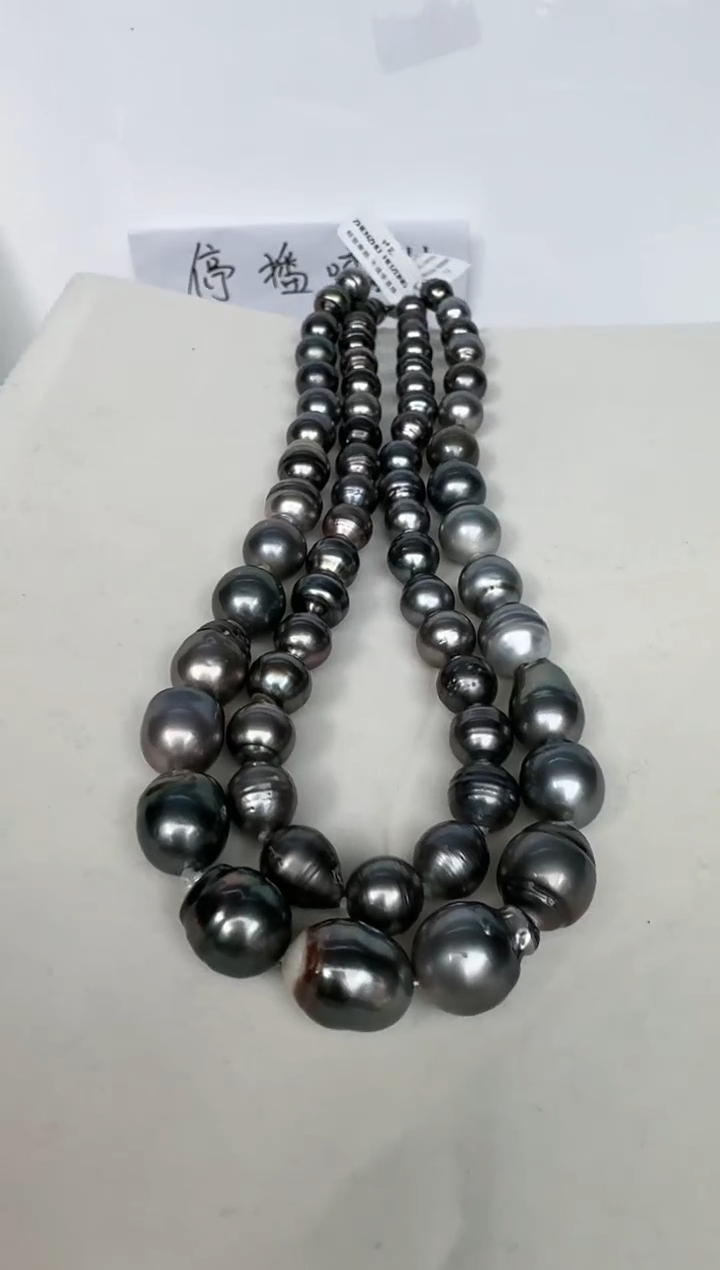 颈饰未镶嵌海水珍珠巴洛克多样性发其一