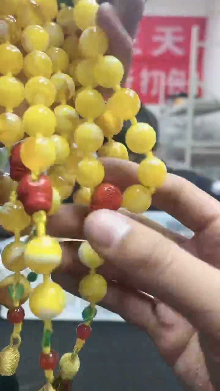 【闪购商品】蜜蜡颈饰未镶嵌精美项链63