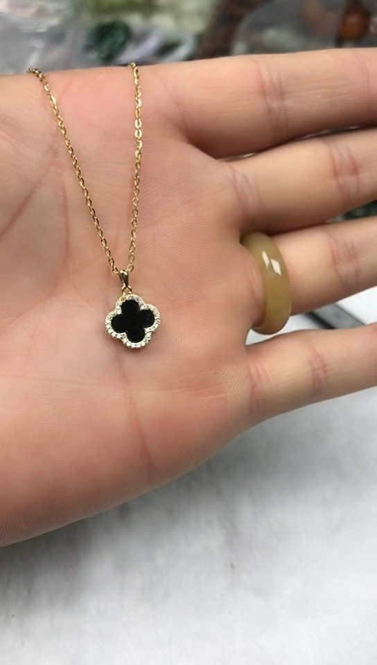 【闪购商品】玛瑙/玉髓颈饰银S925镶嵌吊坠