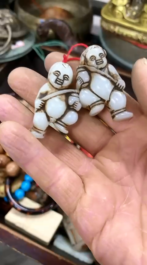 【闪购商品】一物一拍编号童子一对