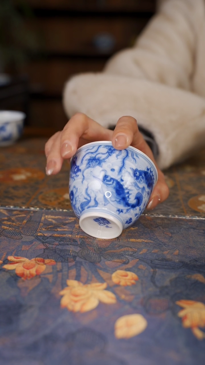 【闪购商品】杯望月淡海水和为贵铃铛杯