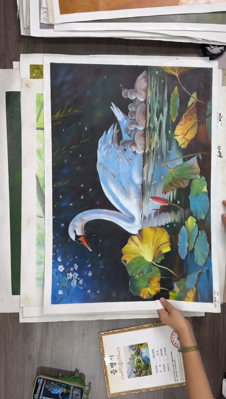 油画【168号】约50*70cm丨朝鲜原创纯手绘孤品油画丨顺丰包邮 