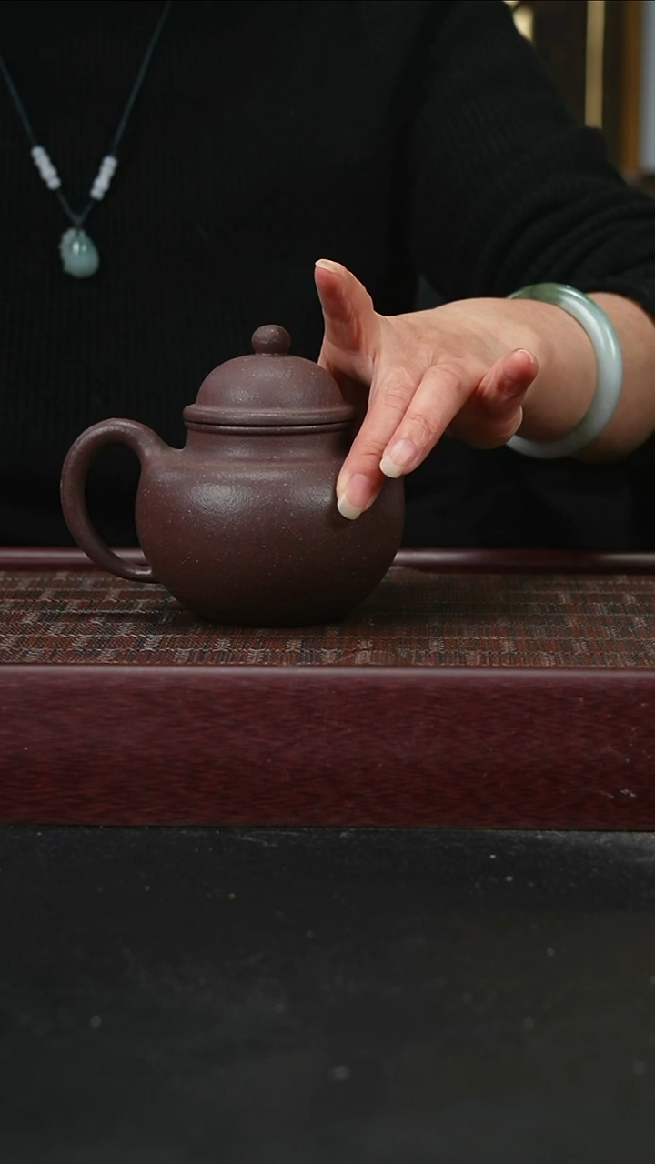 茶壶紫砂czp天青 掇球