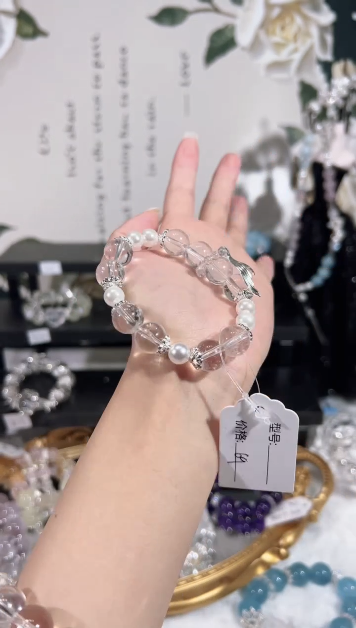 【闪购商品】水晶手链未镶嵌天然水晶多样性发货发起一