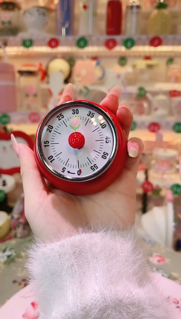【闪购商品】摆件计时器红色品质好，发货快，放心拍