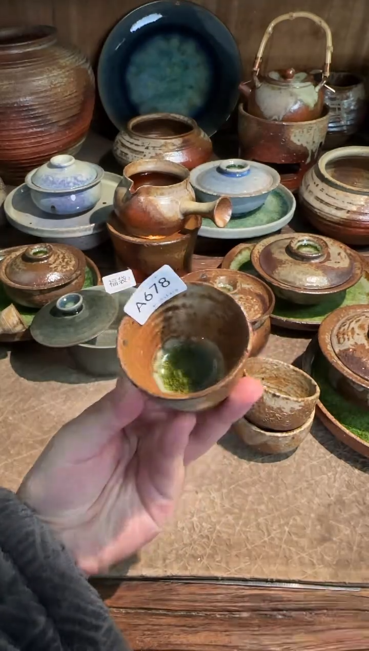 A678破碎感泥料非柴烧，跑单禁拍